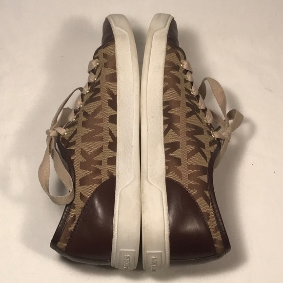 Michael Kors Logo Jacquard Sneakers Women 6.5 M - Picture 6 of 8